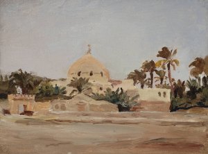From Cairo. From the journey to Egypt by Jan Ciaglinski Oil Painting
