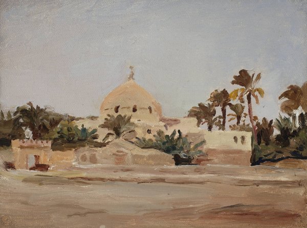 From Cairo. From the journey to Egypt  by Jan Ciaglinski - Hand-Painted Oil Painting Reproduction