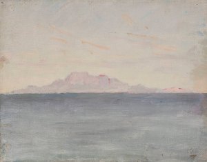 From the ship. From the journey to India by Jan Ciaglinski Oil Painting