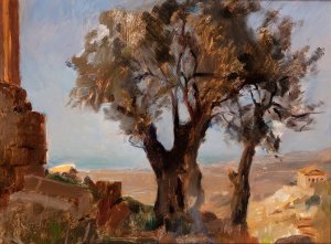 Girgenti by Jan Ciaglinski Oil Painting