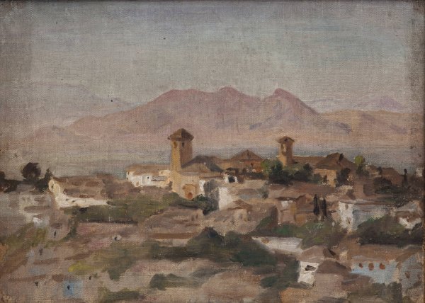Main Product Photo of Granada  Painting by Jan Ciaglinski