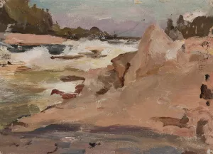 Imatra in the morning - Finland by Jan Ciaglinski Oil Painting
