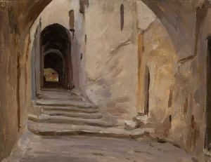 Jerusalem. From the journey to Palestine by Jan Ciaglinski Oil Painting
