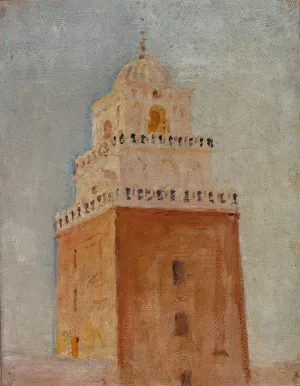 Kairouan Oil painting by Jan Ciaglinski