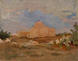 Kairouan Oil painting by Jan Ciaglinski