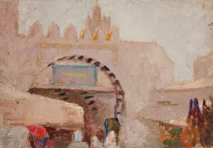 Kairouan by Jan Ciaglinski Oil Painting
