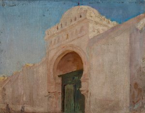 Kairouan by Jan Ciaglinski Oil Painting