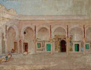 Kairouan by Jan Ciaglinski Oil Painting