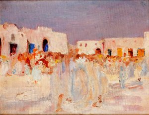 Kairouan by Jan Ciaglinski Oil Painting