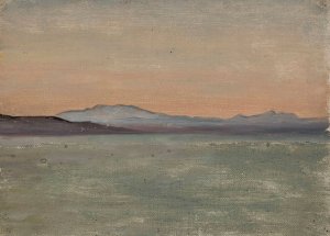 Lake Tiberias. From the journey to Palestine by Jan Ciaglinski Oil Painting