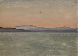 Lake Tiberias. From the journey to Palestine Oil painting by Jan Ciaglinski