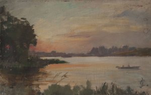 Landscape in Finland by Jan Ciaglinski Oil Painting