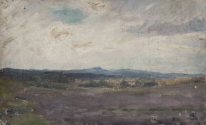 Landscape in Finland by Jan Ciaglinski Oil Painting