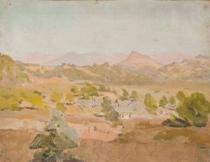 Olympia. From the journey to Greece by Jan Ciaglinski Oil Painting
