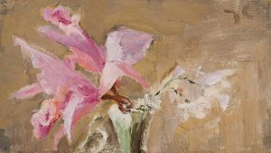 Orchid by Jan Ciaglinski Oil Painting