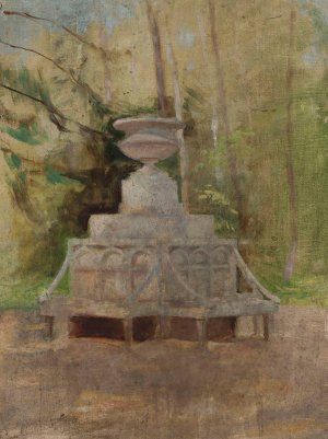Park motif from Talashkino by Jan Ciaglinski Oil Painting