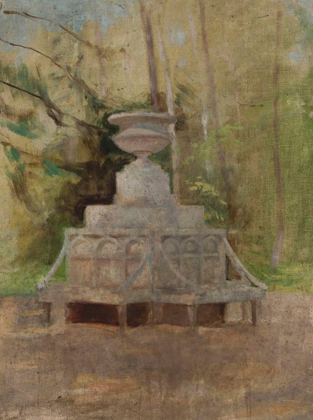 Park motif from Talashkino  by Jan Ciaglinski - Hand-Painted Oil Painting Reproduction