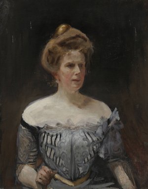 Portrait of Baroness Stackelberg by Jan Ciaglinski Oil Painting