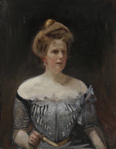 Portrait of Baroness Stackelberg  by Jan Ciaglinski - Hand-Painted Oil Painting Reproduction
