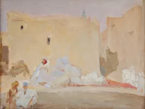 Sahara Oil painting by Jan Ciaglinski