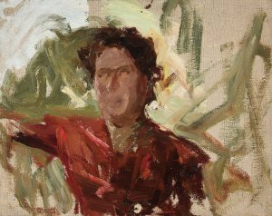 Singer Alina Dore by Jan Ciaglinski Oil Painting
