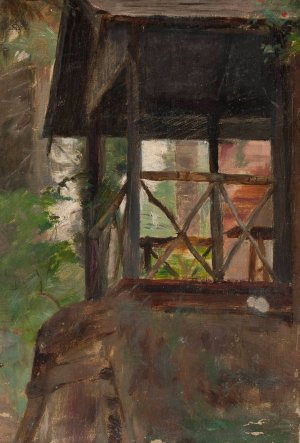 Starozylowska. Study from the northern side by Jan Ciaglinski Oil Painting