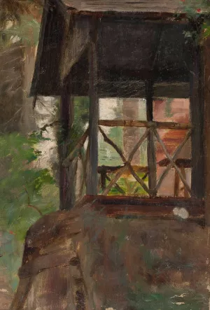 Starozylowska. Study from the northern side by Jan Ciaglinski Oil Painting