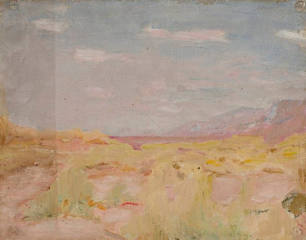 Steppe  by Jan Ciaglinski - Hand-Painted Oil Painting Reproduction