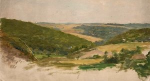 Study from Podolia by Jan Ciaglinski Oil Painting