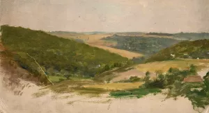 Study from Podolia Oil painting by Jan Ciaglinski