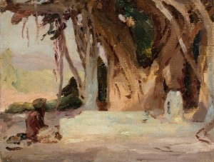 Study from the journey to India by Jan Ciaglinski Oil Painting