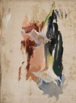 Study of a flower by Jan Ciaglinski Oil Painting