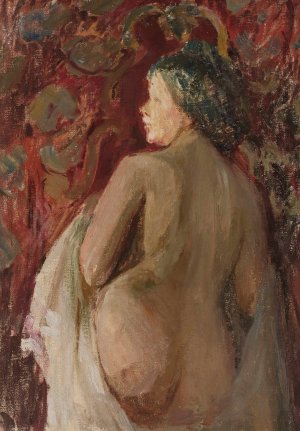 Study of a woman by Jan Ciaglinski Oil Painting
