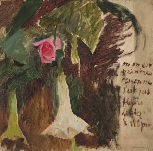 Study of flowers by Jan Ciaglinski Oil Painting
