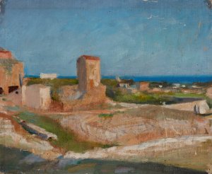 Syracuse by Jan Ciaglinski Oil Painting