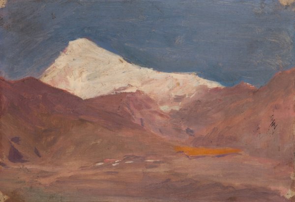 The Caucasus  by Jan Ciaglinski - Hand-Painted Oil Painting Reproduction