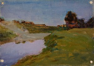 The White Night by Jan Ciaglinski Oil Painting