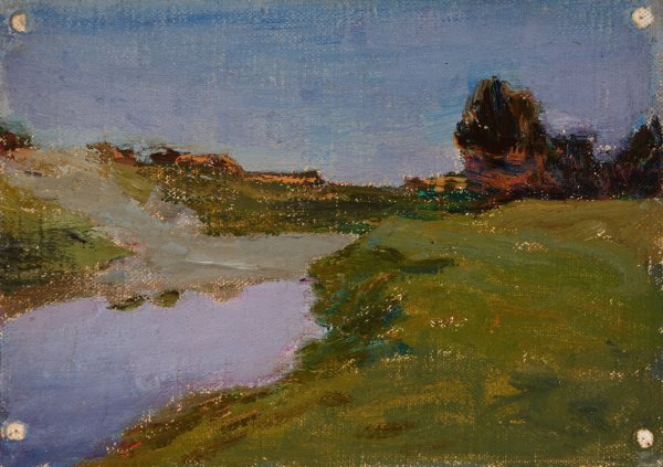 The White Night  by Jan Ciaglinski - Hand-Painted Oil Painting Reproduction