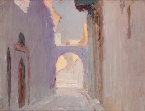 Tunis by Jan Ciaglinski Oil Painting