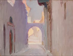 Tunis Oil painting by Jan Ciaglinski