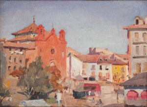 Valladolid by Jan Ciaglinski Oil Painting