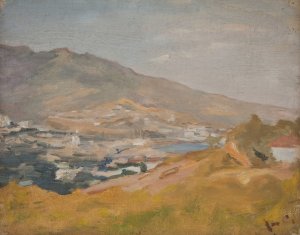 Yalta; The Cycle 'From the Travel to the Crimea' by Jan Ciaglinski Oil Painting