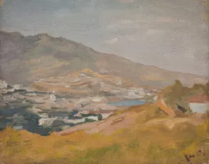 Yalta; The Cycle 'From the Travel to the Crimea' by Jan Ciaglinski Oil Painting