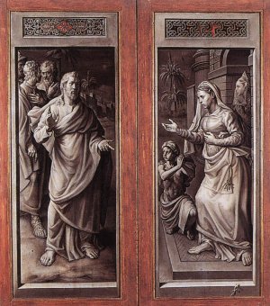 Triptych of the Micault Family Closed