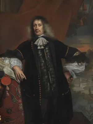 Hieronymus van Beverningk by Jan De Baen Oil Painting