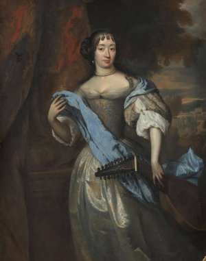 Johanna le Gillon, Wife of Hieronymus van Beverningk by Jan De Baen Oil Painting