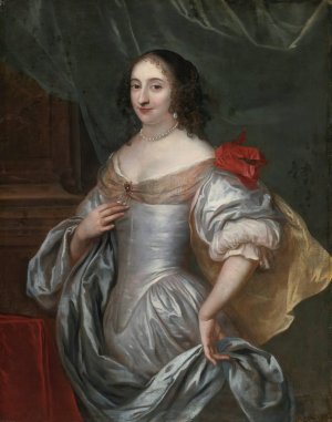 Portrait Of A Lady by Jan De Baen Oil Painting