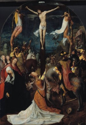 Calvary by Jan De Beer Oil Painting