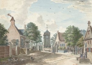 Gezicht op het Klokhuis te Overveen by Jan De Beijer Oil Painting