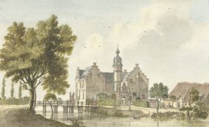 Het Huis den Ham, aan de Niers in Duitsland by Jan De Beijer Oil Painting